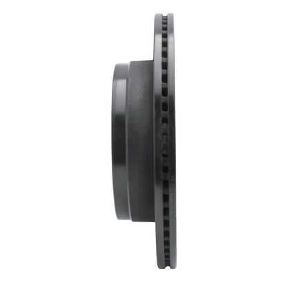 R1 Concepts R1 12-14 Ford F-150 4WD Rear Left Drilled & Slotted Black Brake Rotor