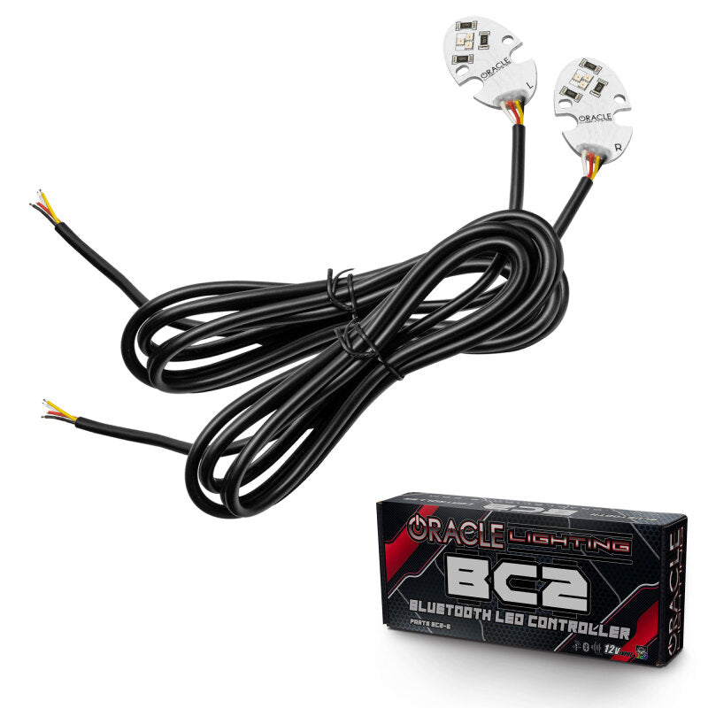 ORACLE Lighting Oracle 17-21 Tesla Model 3 Headlight DRL Upgrade Kit - ColorSHIFT w/ BC1 Controller