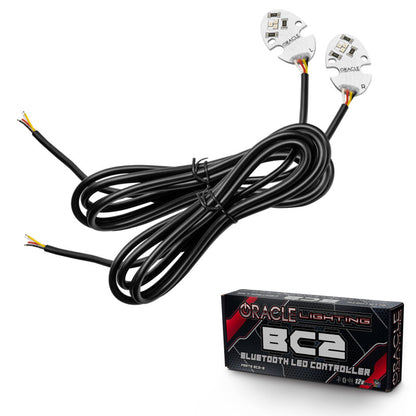 ORACLE Lighting Oracle 17-21 Tesla Model 3 Headlight DRL Upgrade Kit - ColorSHIFT w/ BC1 Controller