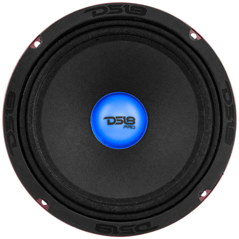 DS18 8in 275 Watts RMS 4 ohm Mid-Range Loudspeaker w/ RGB Dust Cap