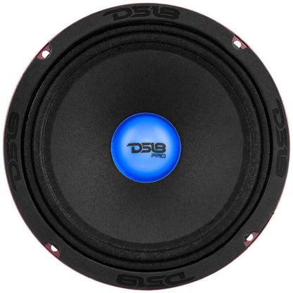 DS18 8in 275 Watts RMS 4 ohm Mid-Range Loudspeaker w/ RGB Dust Cap