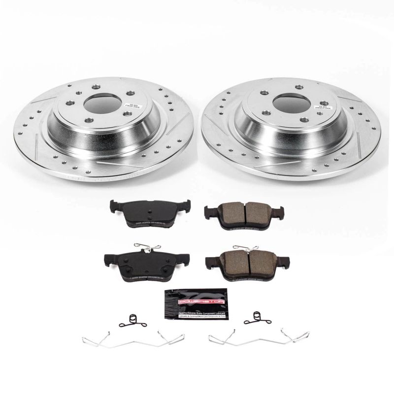 PowerStop Power Stop 2020 Ford Fusion Rear Z23 Evolution Sport Brake Kit