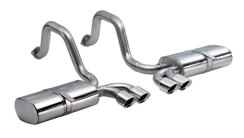 CORSA Performance Corsa 1997-2004 Chevrolet Corvette C5 Z06 5.7L V8 Polished Sport Axle-Back Exhaust