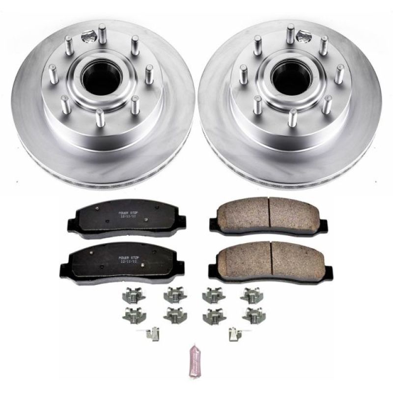 PowerStop Power Stop 10-11 Ford F-350 Super Duty Front Z17 Coated Brake Kit