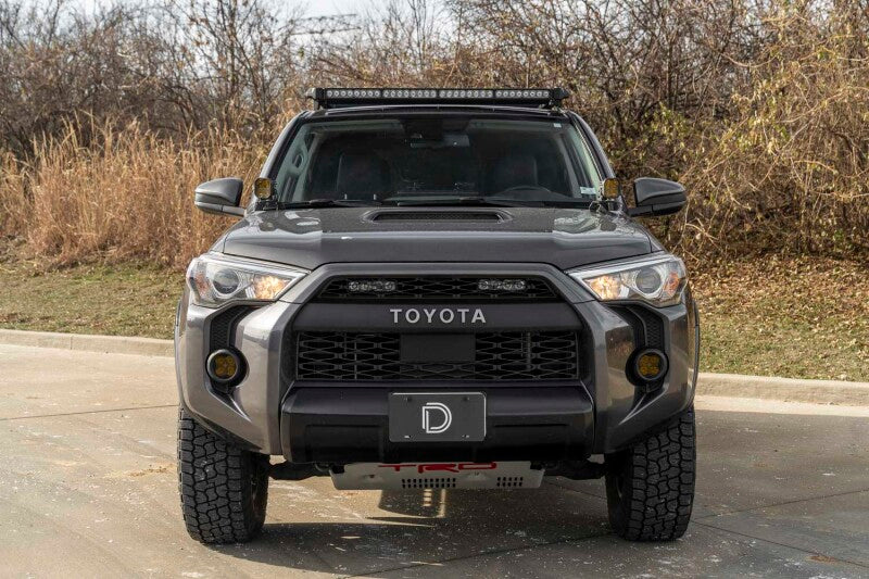 Diode Dynamics 10-24 Toyota 4Runner DEK Roof Rack 7-Pod SS5 Sport Light Bar - White Driving