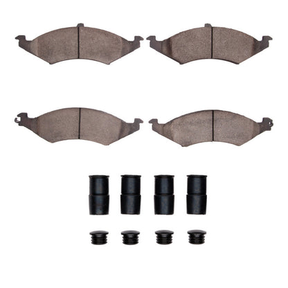 R1 Concepts R1 86-93 Ford Taurus (Excl SHO) Front Optimum OE Pads & Hardware Kit