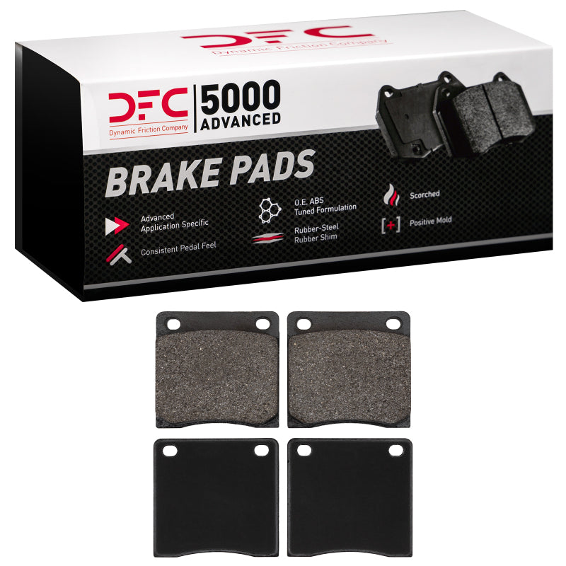 DFC 70-82 Honda Civic Hatchback Front 5000 Advanced Semi Metallic Brake Pads