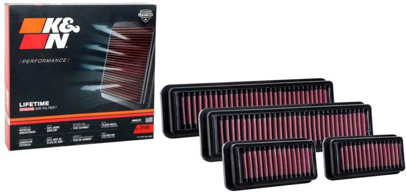 K&N Engineering K&N BMW X3M/X4M L6-3.0L F/I Turbo Drop In Air Filter
