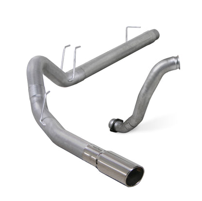 Diamond Eye Performance Diamond Eye KIT 4in DPF-BACK w/ DP Single AL 08-10 Ford 6.4L Powerstroke F250/F350