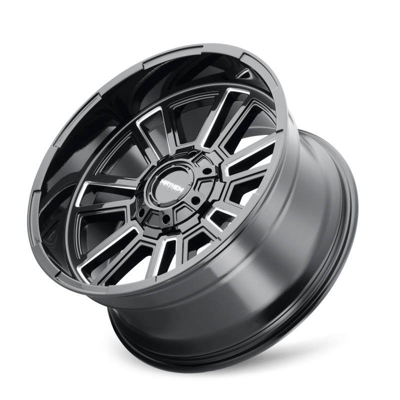 Mayhem 8115 Apollo 20x9 / 6x135 BP / 0mm Offset / 106mm Hub Black w/ Milled Spokes Wheel
