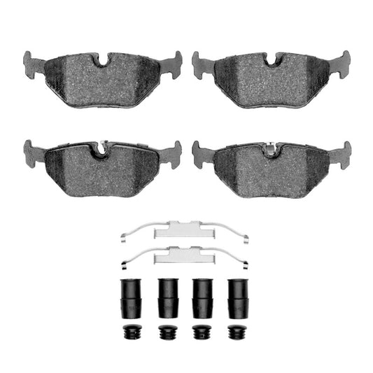 R1 Concepts R1 91-08 BMW 325IS Rear Semi Met Pads & Hardware Kit