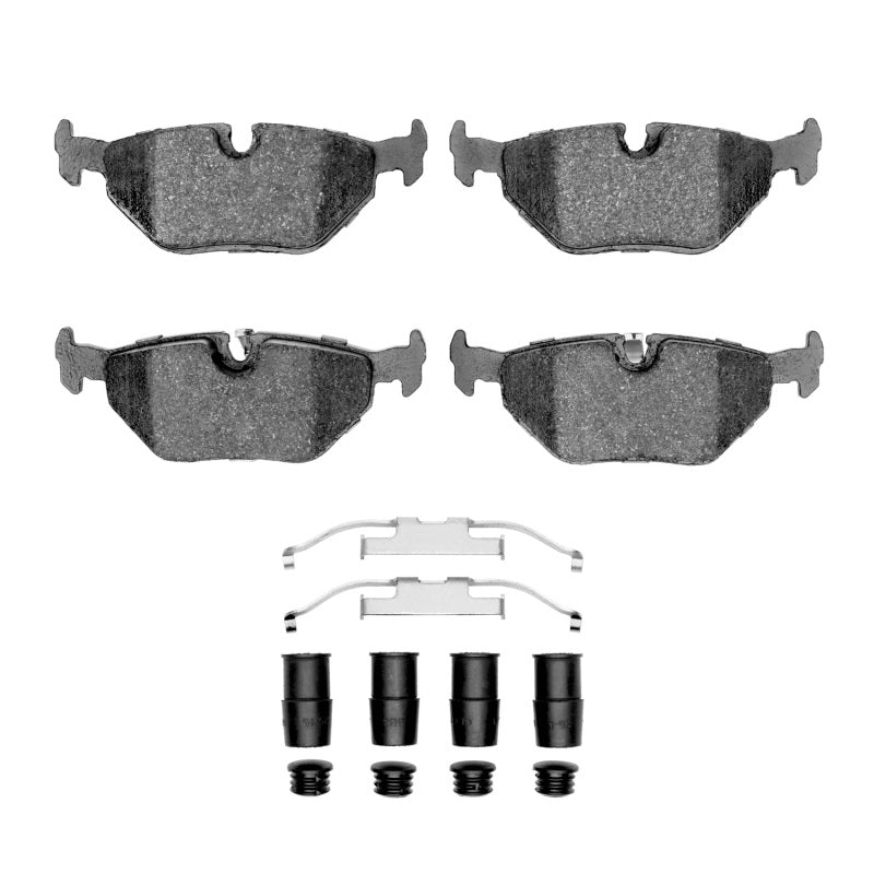 R1 Concepts R1 91-08 BMW 320I (USA/Canada) Rear Ceramic Brake Pads & Hardware Kit