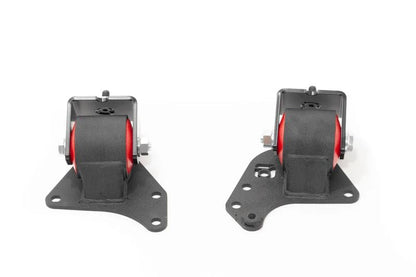 Innovative Mounts Innovative 94-97 Mazda Miata NA 1.8L Black Steel Replacement Mounts 60A Bushings (No Trans Mount)