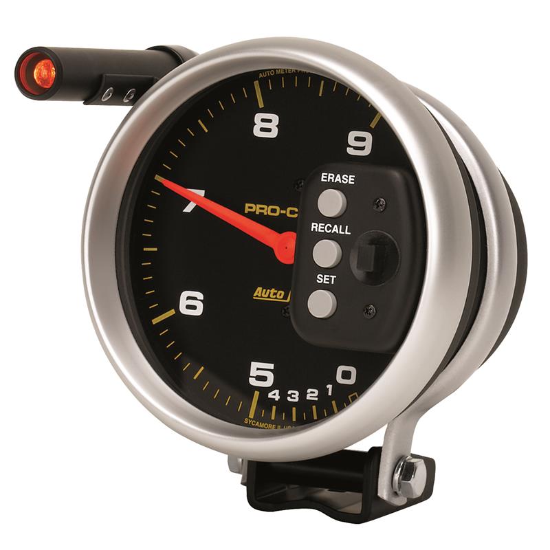 Autometer Pro-Comp 5 inch 9000 RPM Dual Range w/ Shift-Lite and Memory Tach