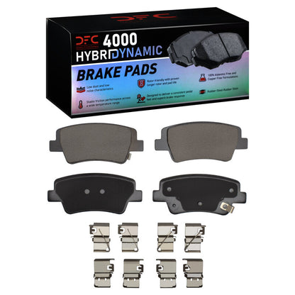 DFC 21-25 Hyundai Elantra Rear 4000 HybriDynamic Brake Pads and Hardware Kit