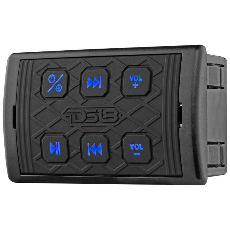 DS18 Marine And Powersports Bluetooth Audio Receiver w/ Controls And 1A Charging