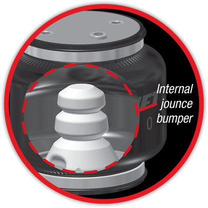 Air Lift Replacement Air Spring-LoadLifter 5000 Ultimate Bellows Type w/ internal Jounce Bumper