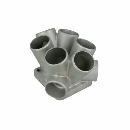 Turbozentrum 290628 6-Cylinder Stainless Steel Turbo Collector T4 Twinscroll (int. WG & ext. WG)