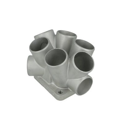 Turbozentrum 290628 6-Cylinder Stainless Steel Turbo Collector T4 Twinscroll (int. WG & ext. WG)