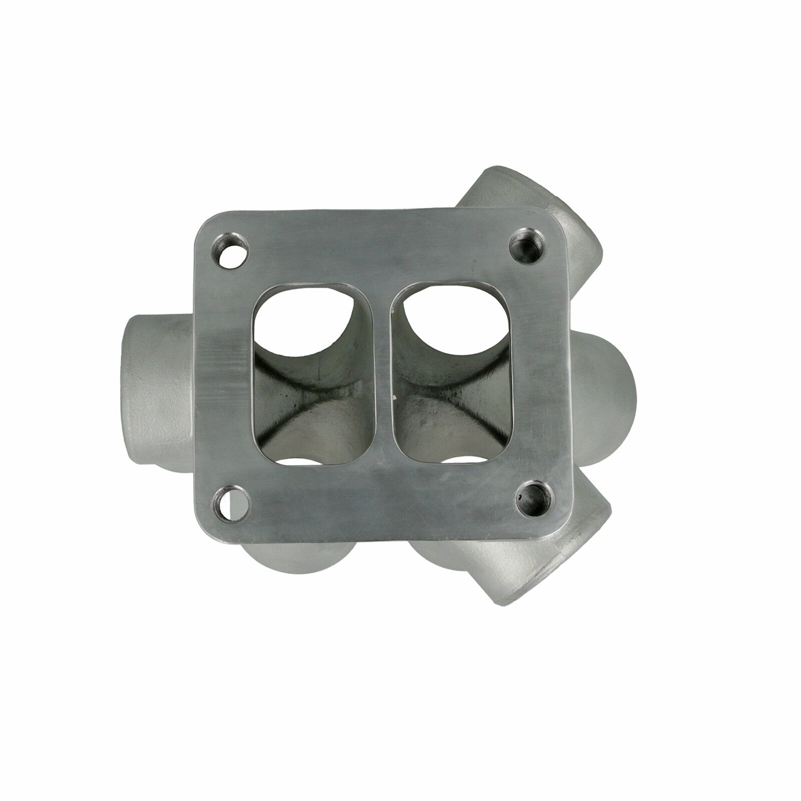 Turbozentrum 290628 6-Cylinder Stainless Steel Turbo Collector T4 Twinscroll (int. WG & ext. WG)