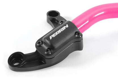 Perrin Performance PERRIN 22-26 Subaru WRX Front Strut Brace - Hyper Pink