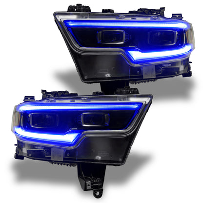 ORACLE Lighting Oracle 19-21 RAM 1500 Projector LED Headlight DRL Kit - RGBW+A w/ BC1 Controller