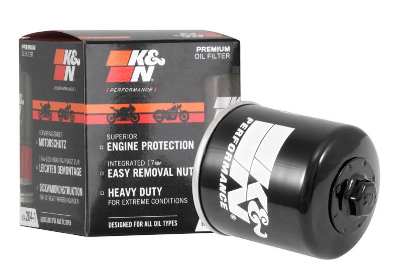 K&N Engineering K&N Honda / Kawasaki / Arctic Cat / Suzuki / Triumph / Yamaha 2.594in OD x 2.813in H Oil Filter