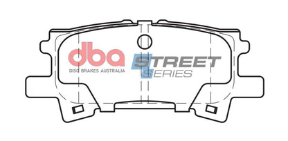 DBA 04-06 Lexus RX330 Street Series Rear Brake Pads