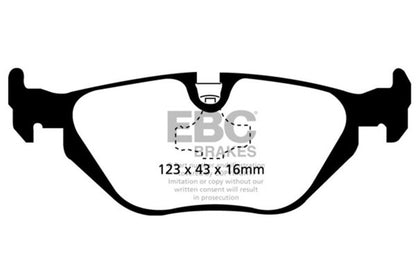 EBC 96-98 BMW Z3 1.9L Bluestuff Rear Brake Pads