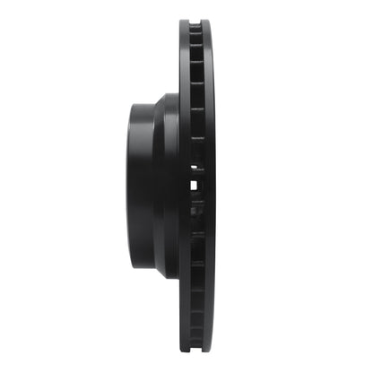 R1 Concepts R1 02-08 BMW 760LI Front Right Drilled & Slotted Black Brake Rotor