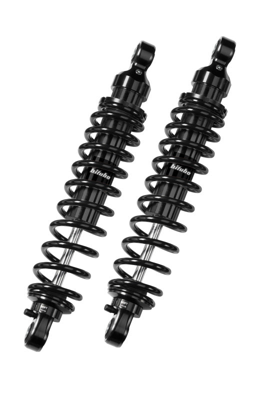 Bitubo Suspension Bitubo WME0 Twinshocks Adjustable: Spring Preload, Rebound, Length 341mm, Dark Edition