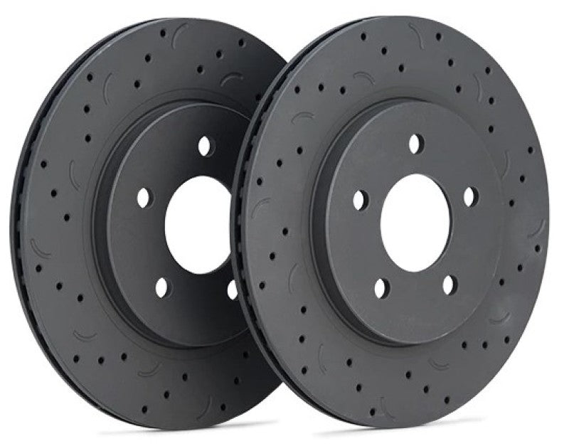 Hawk Performance Hawk Talon 18-20 Jeep Wrangler Drilled And Slotted Front Brake Rotor Set