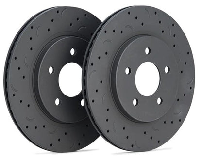 Hawk Performance Hawk Talon 18-20 Jeep Wrangler Drilled And Slotted Front Brake Rotor Set