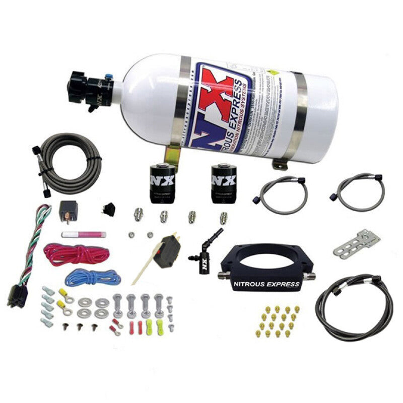 Nitrous Express LT2 C8 Nitrous Plate Kit (50-300HP) w/10lb Bottle