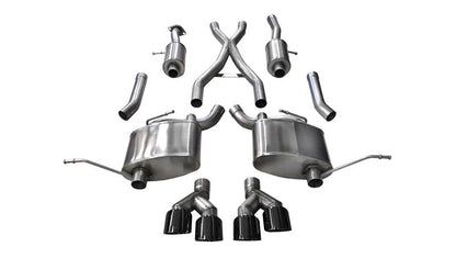 CORSA Performance Corsa 2014-2021 Jeep Grand Cherokee Summit Edition Black 2.5in Dual Rear Exit Cat-Back Exhaust