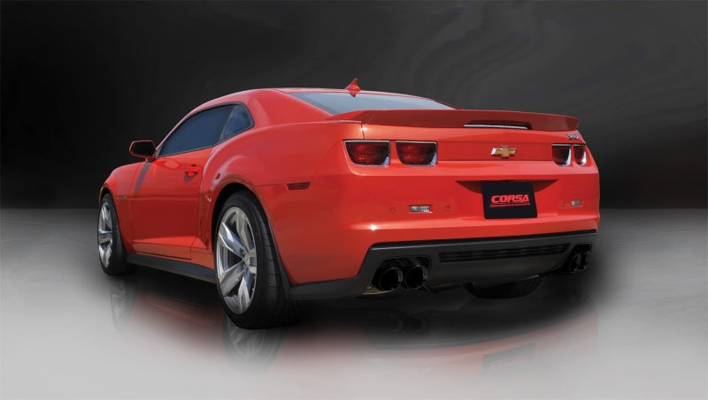 CORSA Performance Corsa 2012-2015 Chevrolet Camaro Coupe ZL1 6.2L V8 Black Sport Cat-Back + XO Exhaust