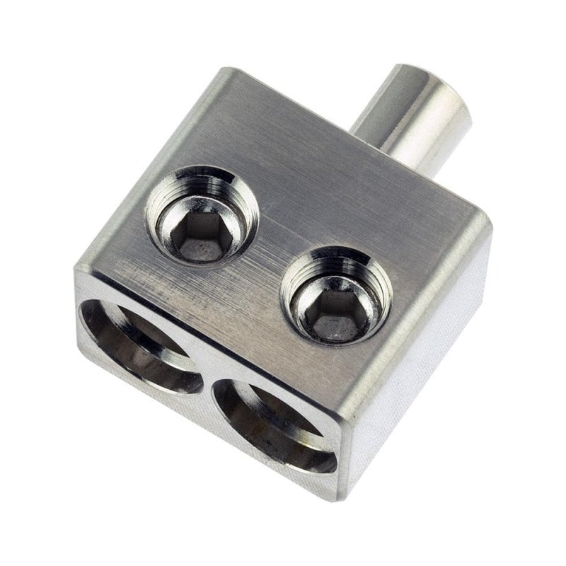 DS18 Dual 1/0-GA to 1/0-GA Amp Input Reducers Offset Stub