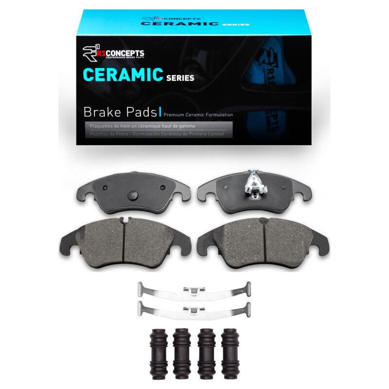 R1 Concepts R1 2009-2017 Audi Q5 (Mexico) Front R1 Ceramic Pads & Hardware Kit