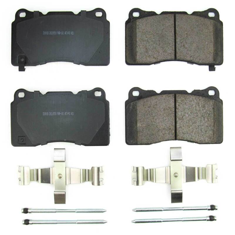 PowerStop Power Stop 17-21 Honda Civic Front Z17 Evo Ceramic Brake Pads w/Hardware