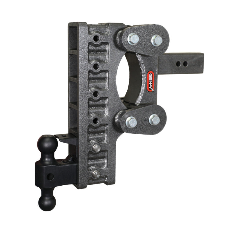 GEN-Y Hitch Gen-Y The Boss Torsion-Flex 2.5in Shank 12in Drop 21K Hitch w/GH-061 Dual-Ball/GH-062 Pintle Lock