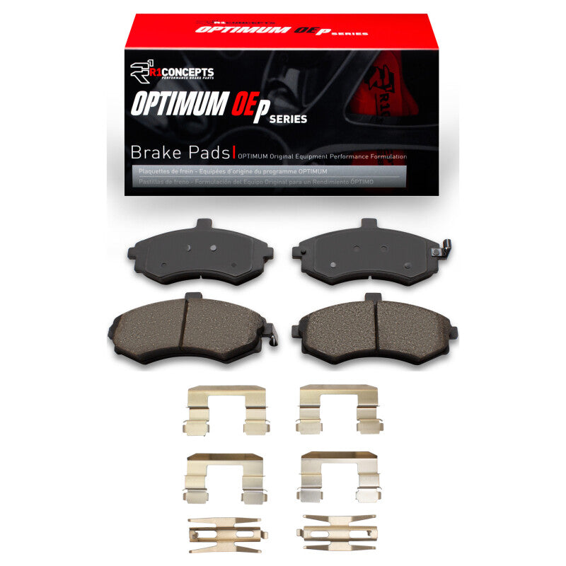 R1 Concepts R1 02-05 Hyundai Elantra Front Optimum OE Pads & Hardware Kit