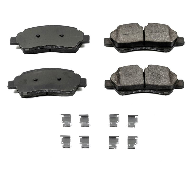 PowerStop Power Stop 15-19 Ford Transit-150 Rear Z17 Evolution Ceramic Brake Pads w/Hardware