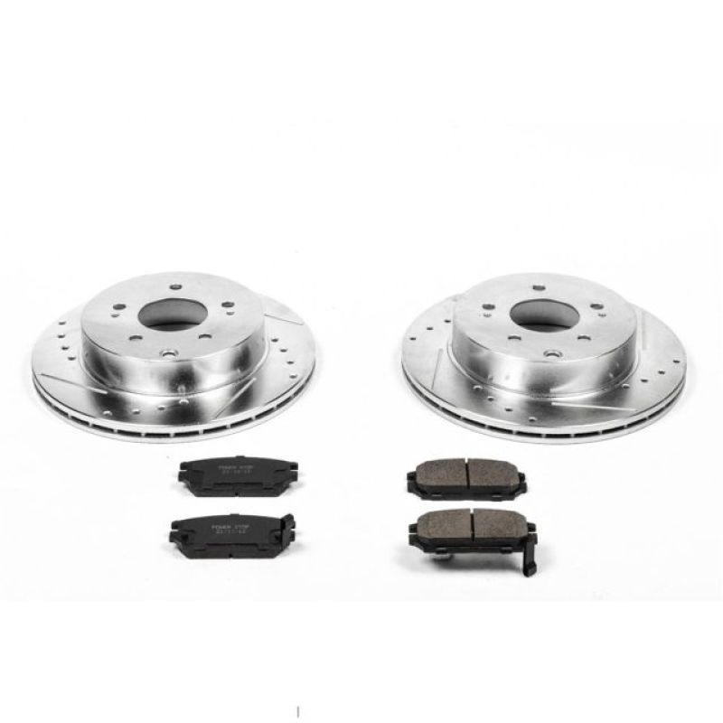 PowerStop Power Stop 06-12 Mitsubishi Eclipse Rear Z23 Evolution Sport Brake Kit