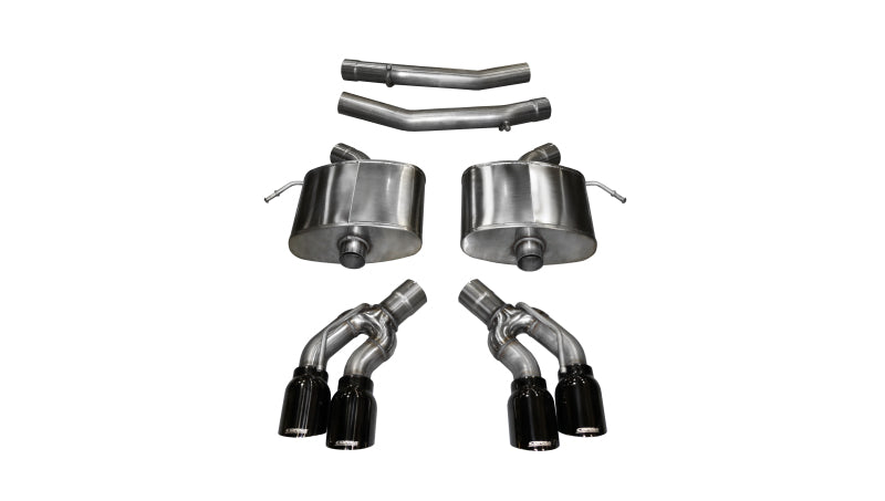 CORSA Performance Corsa 2016-2019 Cadillac CTS V 6.2L V8 2.75in Black Sport Axle-Back Exhaust