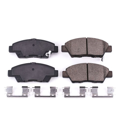 PowerStop Power Stop 11-15 Honda CR-Z Front Z17 Evolution Ceramic Brake Pads w/Hardware