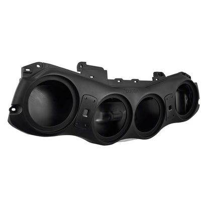 DS18 2024+ JL/JLU/JT Overhead Soundbar Enclosure Fits 4 x 8in Speakers-Black (Speakers not Included)