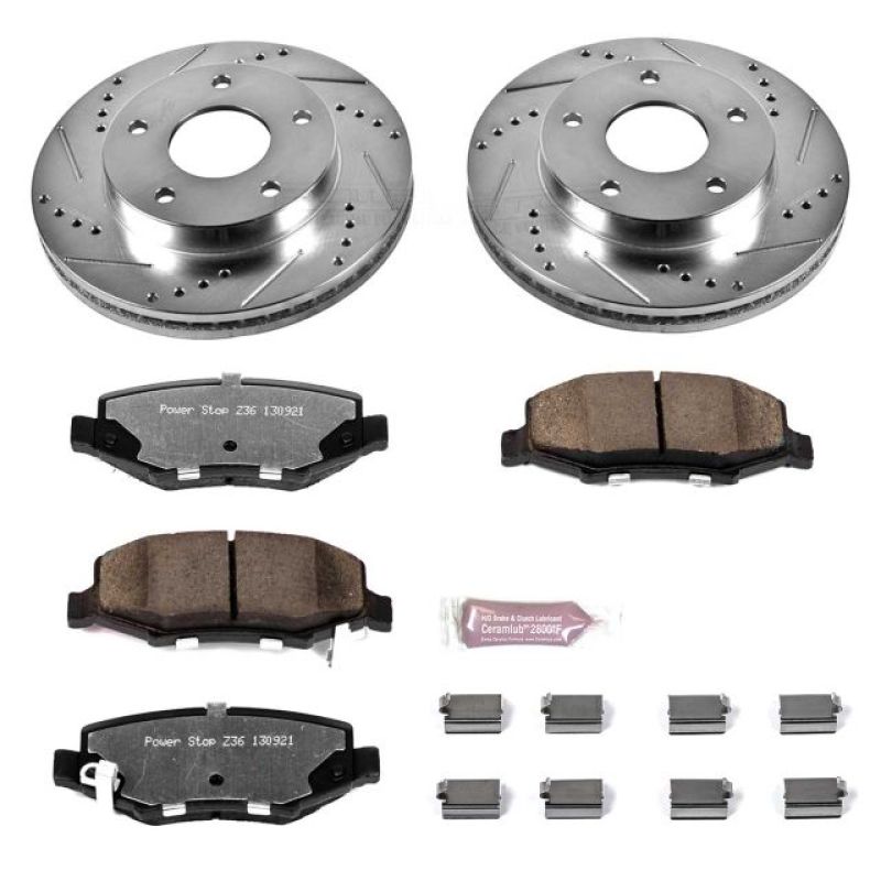 PowerStop Power Stop 07-11 Dodge Nitro Rear Z36 Truck & Tow Brake Kit
