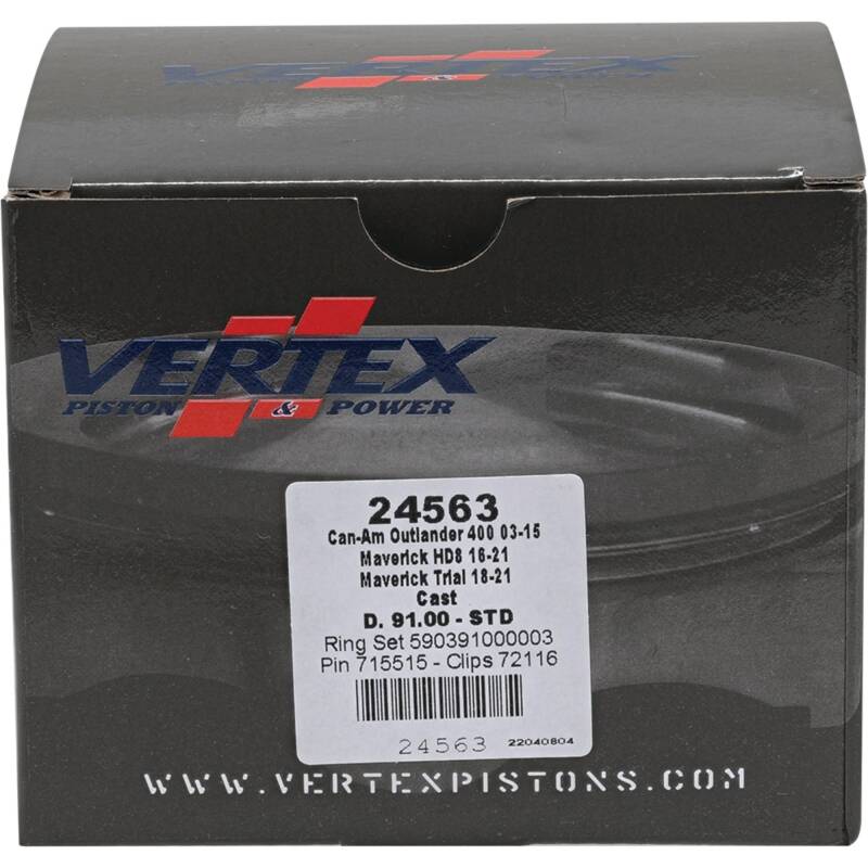 Vertex Pistons Vertex Piston 2011 Can-Am Commander 800 800cc Cast Replica Piston Kit