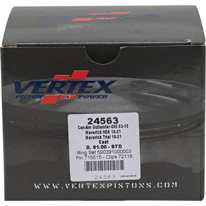Vertex Pistons Vertex Piston 2011 Can-Am Commander 800 800cc Cast Replica Piston Kit