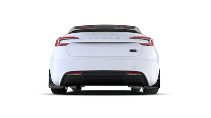Rally Armor 24-26 Tesla Model 3 Highland Black UR Mud Flap Red Logo